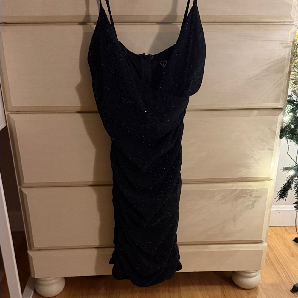 Windsor Black Glitter Dress
